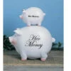 His And Her Money Ceramic Piggy Bank -Quality Home Store weddingpigbank
